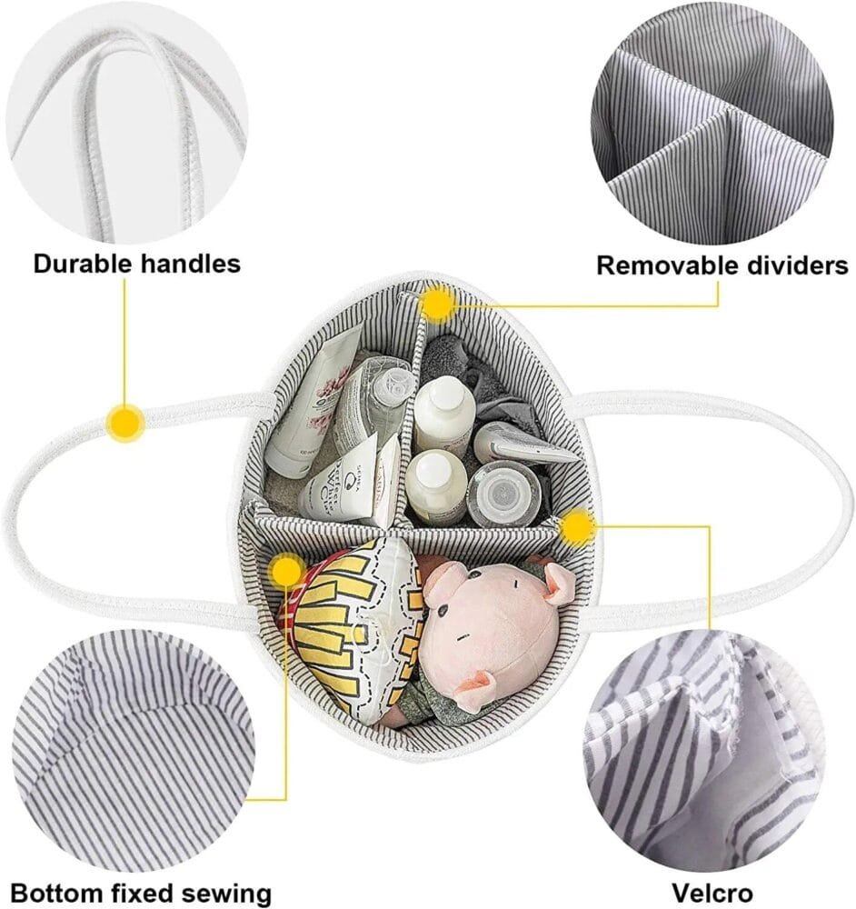 Baby Diaper Caddy Organizer