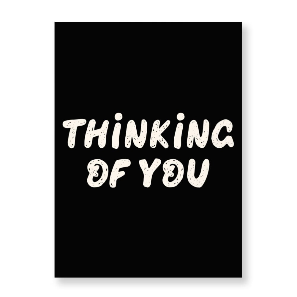 Thinking Of You Wall Picture - Cute Stretched Canvas - Trendy Wall Art