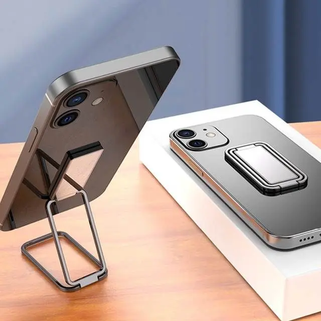 Metal 360° Rotating Universal Phone Finger Ring Holder & Stand